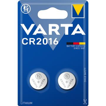 Batteria a bottone Varta CR2016 3V - 2 pz.