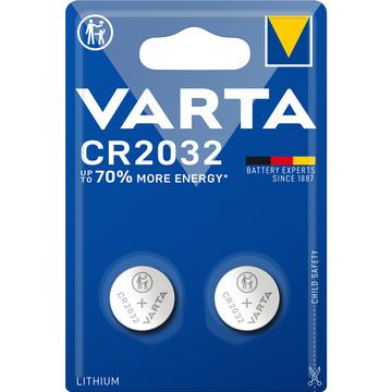 Batteria a bottone Varta CR2032 3V - 2 pz.