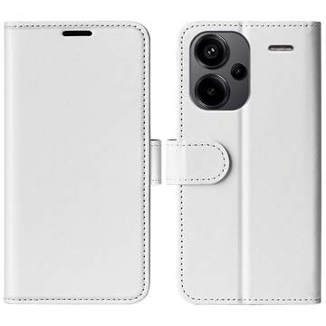 Custodia a Portafoglio con Chiusura Magnetica per Xiaomi Redmi Note 13 Pro+ - Bianca