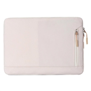 Elegante custodia per laptop in Oxford resistente all'acqua con tasca laterale. Tasca laterale - 13.3" - Beige