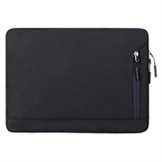 Elegante custodia per laptop Oxford resistente all'acqua con tasca laterale - 13.3" - Nero