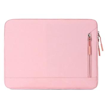 Elegante custodia per laptop in Oxford resistente all\'acqua con tasca laterale. Tasca laterale - 14.6" - Rosa