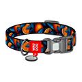 Collare per cani in nylon Waudog con codice QR - taglia S - arance