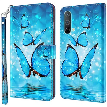 Custodia a Portafoglio Wonder Series per Huawei Mate 30 - Farfalla Color Oro