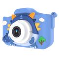 X12S Fotocamera per bambini con drago carino e scheda di memoria da 32GB