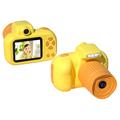 Mini fotocamera digitale X18 per bambini - Registrazione video HD, 32GB - Giallo