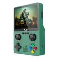 X6 HD console di gioco portatile con schermo da 3,5 pollici, macchina per videogiochi integrata con design a doppio joystick