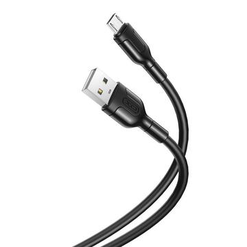 XO NB212 Cavo da USB a MicroUSB - 1m, 2,1A - Nero