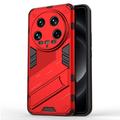 Custodia Ibrida Armor con Supporto per Xiaomi 14 Ultra - Rossa