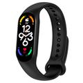 Xiaomi Mi Band 5/6/7 Fascia in silicone opaco - Nero