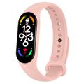 Xiaomi Mi Band 5/6/7 Fascia in silicone opaco - Rosa chiaro