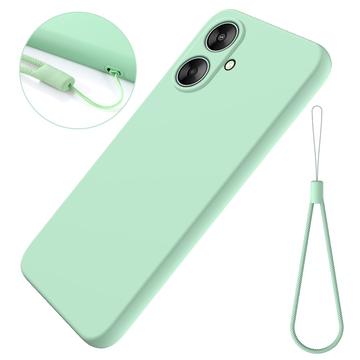 Custodia in Silicone Liquido per Xiaomi Poco M6/Redmi 13R - Verde