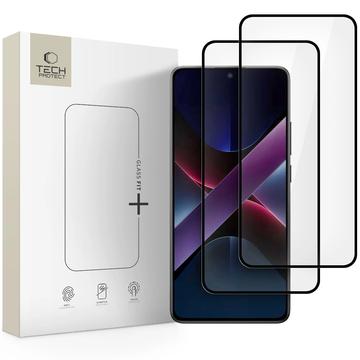 Protezione dello schermo in vetro temperato Xiaomi Poco X7 Pro Tech-Protect Glass Fit+ - 2 pz. - Nero