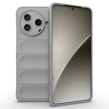 Cover in TPU Rugged per Xiaomi Redmi K80 - Grigio Chiaro