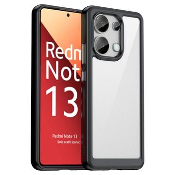 Custodia Ibrida Anti-Shock per Xiaomi Redmi Note 13 4G - Nera