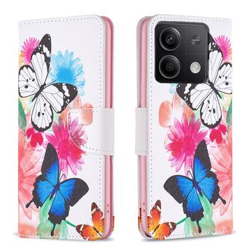 Custodia a Portafoglio Wonder Series per Xiaomi Redmi Note 13 4G - Farfalle