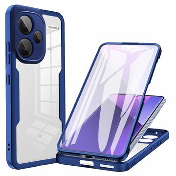 Custodia per Xiaomi Redmi Note 13 Pro+ serie 360 Protection - Blu / trasparente