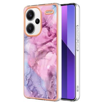 Custodia in TPU IMD Electroplated Marble Pattern per Xiaomi Redmi Note 13 Pro+