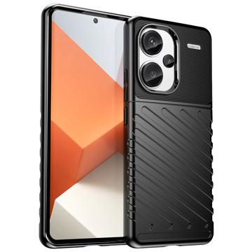 Cover in TPU Serie Thunder per Xiaomi Redmi Note 13 Pro+ - Nera