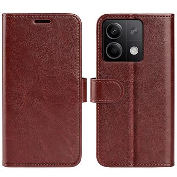 Custodia a Portafoglio con Chiusura Magnetica per Xiaomi Redmi Note 13 - Marrone