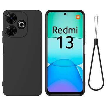 Custodia in Silicone Liquido per Xiaomi Redmi Note 13R/Redmi 13/Poco M6 4G