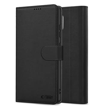 Custodia a portafoglio con magnete e supporto Tech-Protect per Xiaomi Redmi Note 14 4G - Nero