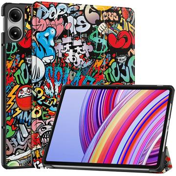 Custodia Smart Folio serie Tri-Fold per Xiaomi Redmi Pad Pro/Poco Pad - Graffiti