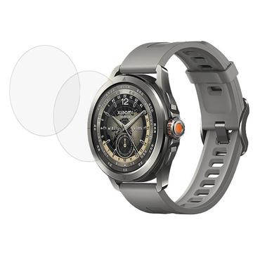 Pellicola salvaschermo in vetro temperato per Xiaomi Watch S4 Sport - Trasparente - 2 Pz.