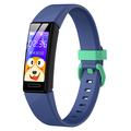 Y99C 0,96 pollici bambini Smart Watch IP68 impermeabile Sport Bracciale multifunzionale salute orologio con conteggio dei passi / sonno / monitoraggio della frequenza cardiaca - Blu