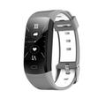 Zero Fitness Tracker impermeabile con monitor della pressione sanguigna - Grigio