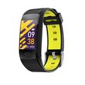 Zero Fitness Tracker impermeabile con monitor della pressione sanguigna - Giallo / Nero