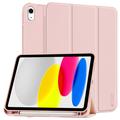 Custodia Folio Tri-Fold Tech-Protect SmartCase Pen per iPad (2022) - Rosa