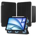 iPad Air 11 2024/2025/Air 2020/2022 Tech-Protect SmartCase Custodia magnetica Tri-Fold Folio - Nero