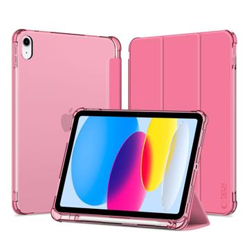 Custodia Folio Tri-Fold iPad (2022) Tech-Protect SmartCase Pen Hybrid - Magenta cristallino