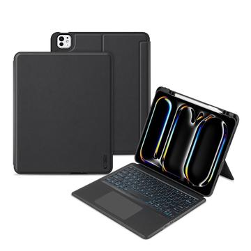 Custodia per iPad Pro 13 (2024) Tech-Protect SmartCase Mag Pen Bluetooth Keyboard - Nera