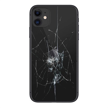 iPhone XS Back Cover Repair - Glass Only - Black