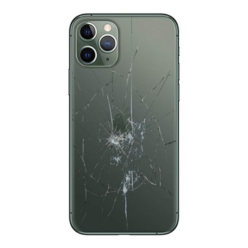 iPhone XS Back Cover Repair - Glass Only - Black