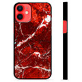 Cover protettiva per iPhone 12 mini - Marmo rosso