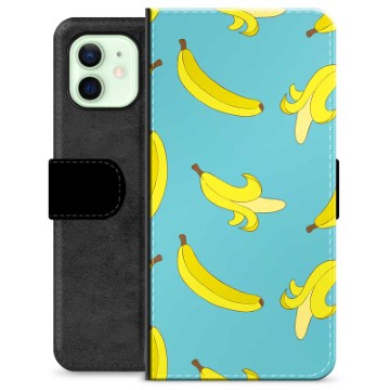 Custodia a Portafoglio Premium per iPhone 12 - Banane