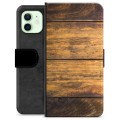 Custodia a Portafoglio Premium per iPhone 12 - Legno