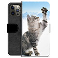 Custodia a Portafoglio Premium per iPhone 12 Pro Max - Cat