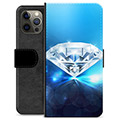 Custodia a Portafoglio Premium per iPhone 12 Pro Max - Diamante