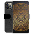 Custodia a Portafoglio Premium per iPhone 12 Pro Max - Mandala