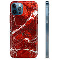 Custodia in TPU per iPhone 12 Pro - Marmo rosso