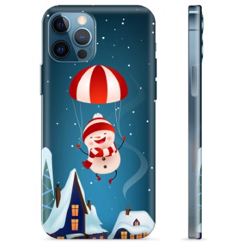 Custodia in TPU per iPhone 12 Pro - Pupazzo di neve