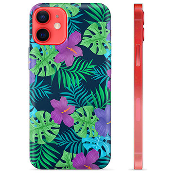 Custodia in TPU per iPhone 12 mini - Fiore tropicale