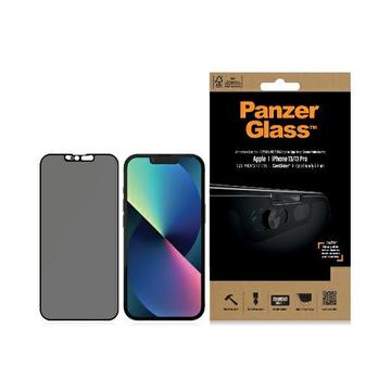 Proteggi schermo PanzerGlass Case Friendly CamSlider Privacy per iPhone 13/13 Pro - Bordo Nero