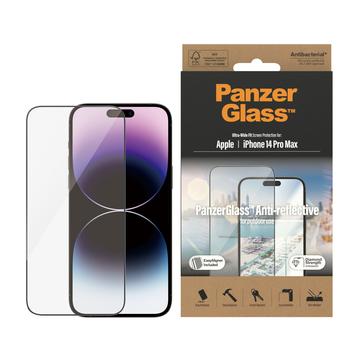 Proteggi Schermo PanzerGlass Ultra-Wide Fit Anti-Reflective EasyAligner per iPhone 14 Pro Max - Bordo Nero