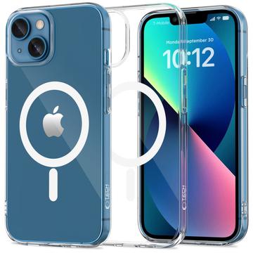 Custodia magnetico in TPU Tech-Protect FlexAir per iPhone 13 Mini - Trasparente