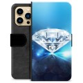 Custodia a Portafoglio Premium per iPhone 13 Pro Max - Diamante